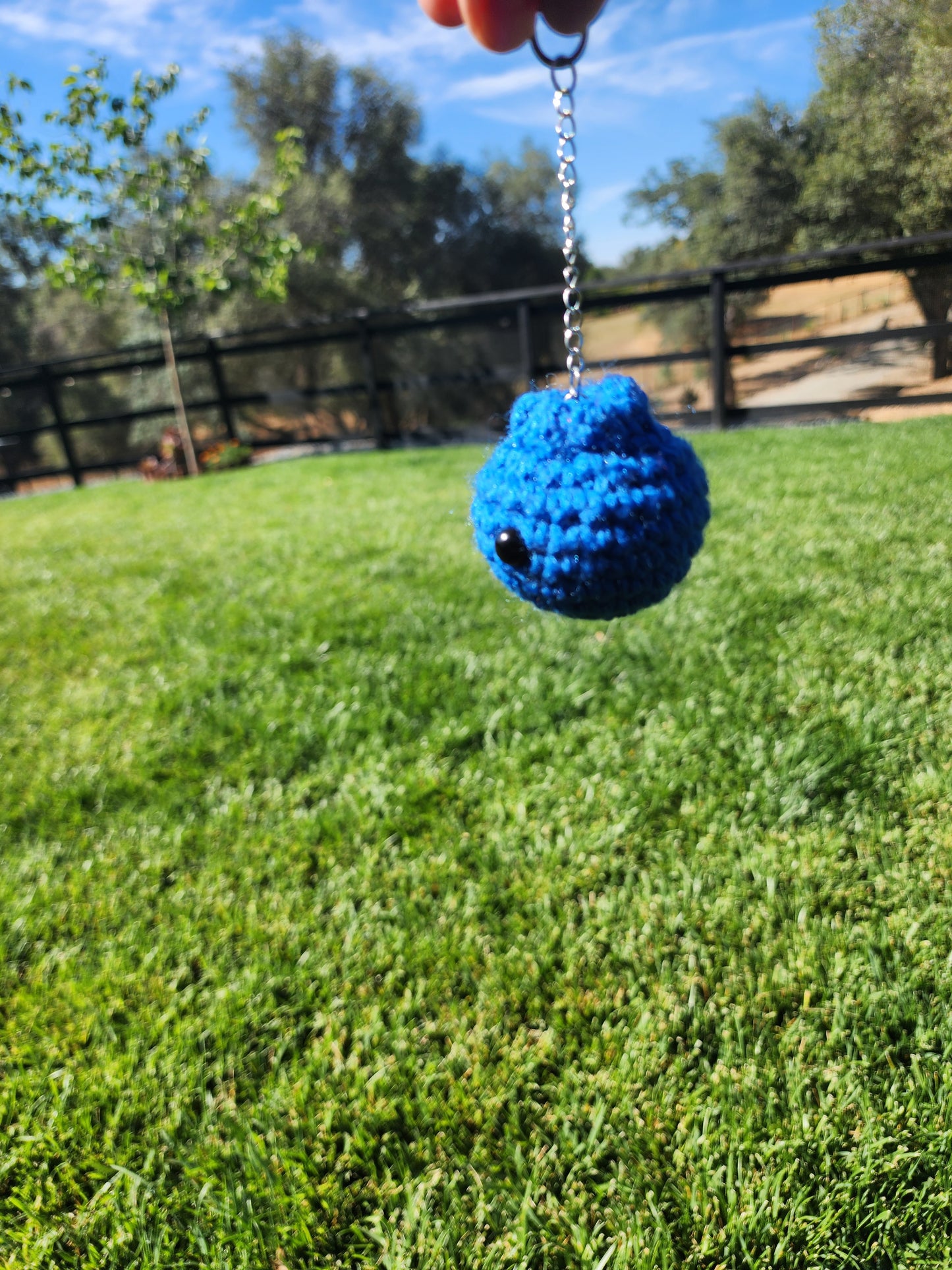 Blueberry Keychain
