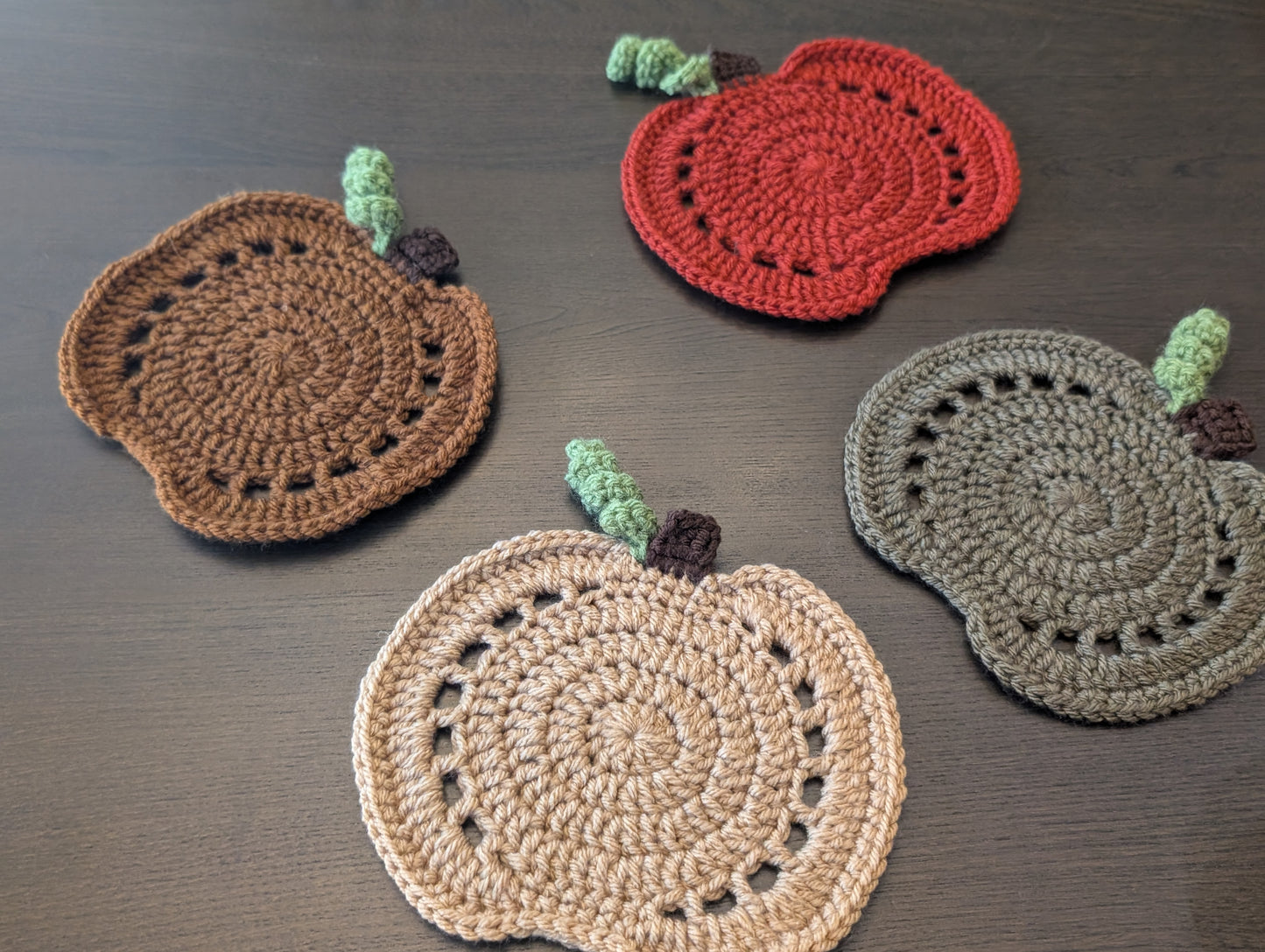 Pumpkin Coaster Set