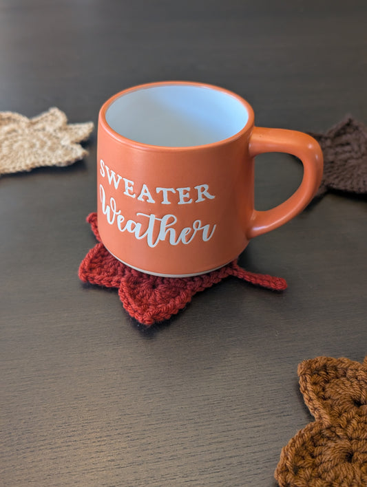 Fall Leaf Coaster Set