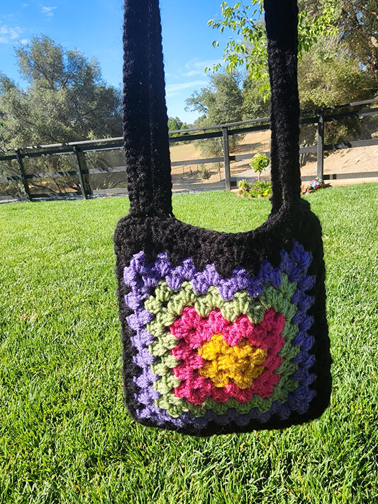 Granny Square market bag