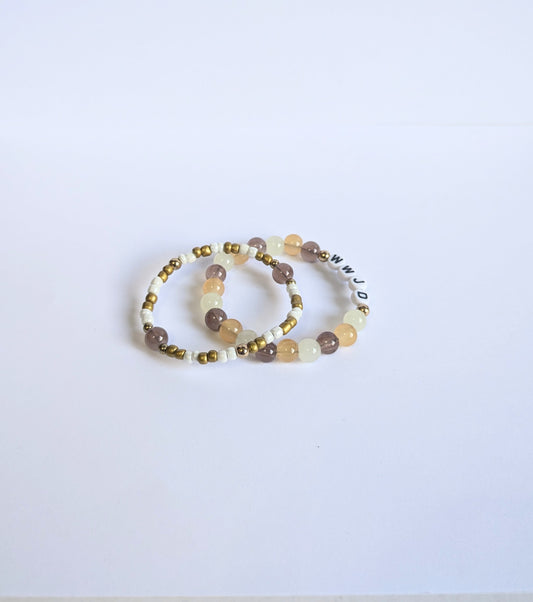 WWJD (What Would Jesus Do) Bracelet set
