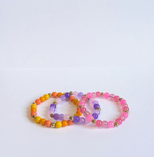 Gold & Color Gradient Bracelet